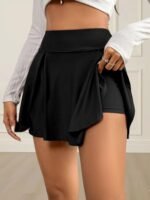 Q4 Women'S High-Waisted Stretchy Bodycon Skirt - Solid Color Casual Versatile Pencil Skirt For Spring Summer Fall, Machine Washable & Dry Cleanable, Cute Skirts, Seasonal Fashion, Fitted Fashion, Comfortable Wear - Image 2