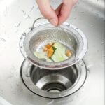 1Pc Stainless Steel Sink Strainer With Handle - Rustproof, Anti-Clog Mesh Filter For Kitchen & Bathroom Sinks, 201 Stainless Steel, Effortlessly Prevents Blockages, Ideal For Draining Vegetables And Fruits, Kitchen Sink Strainer - Image 8