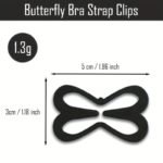 Fashion Butterfly Bra Strap Clips, Anti-Slip And Breast Lift Accessories For Backless Tops And Dresses With Hidden Straps - Image 6