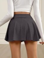 Q4 Women'S High-Waisted Stretchy Bodycon Skirt - Solid Color Casual Versatile Pencil Skirt For Spring Summer Fall, Machine Washable & Dry Cleanable, Cute Skirts, Seasonal Fashion, Fitted Fashion, Comfortable Wear - Image 8