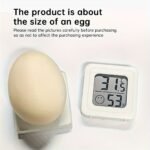 Compact Digital Hygrometer & Thermometer With Smile Icon - Indoor Temperature And Humidity Monitor, Battery-Powered (Non-Rechargeable), Durable Plastic, Single Use - 1Pc - Image 8