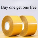 Buy One Get One Free - 2Pcs Of High-Strength Double-Sided Tape, Multi-Surface Adhesive Suitable For Carpets, Mats, Wallpapers, And Balloons, Non-Slip, Waterproof, Residue-Free Synthetic Rubber Double-Sided Tape, 5.0 Meter Long. - Image 3