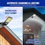 1/2/3/4Pcs Outdoor Solar Street Lamp, Solar Rechargeable Cob Wall Lamps With Motion Sensor, Smart Led Solar Wall Lights For Deck, Yard, Patio, Villas, Balconies, Walls, Portable Courtyard Garden Decorative Light - Image 11