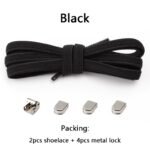 1 Pair Easy-Slide No-Tie Elastic Shoe Laces For Adult Sneakers - Durable Polyester & Spandex Blend, 100.0Cm Length, 0.79Cm Width, With 4 Metal Buckles - Quick Slip-On Convenience In 12 Colors, Shoe Accessories - Image 12