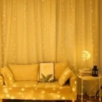Led Fairy Curtain Lights, Fairy Curtain Lights For Bedroom, Cold White Usb Plug-In 8 Modes Chandelier String Lights With Remote Control, Suitable For Christmas, Bedroom, Indoor, Wedding, Party, Etc. Decoration, Suitable For All Seasons - Image 8