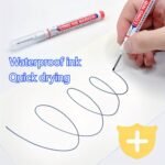 15Pcs Long Nib Markers - Oil-Based Carpenter'S Pens For Deep Holes, Ideal For Ceramic, Wood, Plastic, Metal - Perfect For Bathroom Installation & Decor Fixing, Construction Tools | Long Nib Markers | Oil Based Ink - Image 8