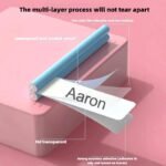 Personalized Custom Transparent Name Tags, Waterproof Material, 45-999Pcs Set, Suitable For Paper Labeling, Numbering, School Supplies, Office Essentials - Image 14