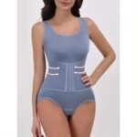 1Pcs Waist Trainer For Women - Butt Lifting Body Shaper Elegant Solid Color, Four Seasons Waist Trainer For Postpartum Recovery - Image 13