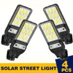 1/2/3/4Pcs Outdoor Solar Street Lamp, Solar Rechargeable Cob Wall Lamps With Motion Sensor, Smart Led Solar Wall Lights For Deck, Yard, Patio, Villas, Balconies, Walls, Portable Courtyard Garden Decorative Light - Image 9