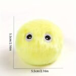 Petgravity Interactive Cat Plush Toy Ball With Music & Sound - Self-Entertaining Fluffy Pom-Pom, Soft Plush Material, Battery-Powered (Button Cell) For All Breeds, Cute Kitten Training & Playtime, Cat Toy, Playful Design, Durable Pet Accessory - Image 13