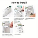 1 Pair Easy-Slide No-Tie Elastic Shoe Laces For Adult Sneakers - Durable Polyester & Spandex Blend, 100.0Cm Length, 0.79Cm Width, With 4 Metal Buckles - Quick Slip-On Convenience In 12 Colors, Shoe Accessories - Image 8