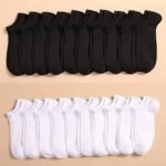 20Pcs/10 Pairs Men'S Casual Solid Color Socks, Breathable & Odor-Resistant Low-Cut Ankle Socks For All Seasons, Simple Design For Comfort And Ease Of Wear, Socks For Men High Quality, Low Cut Socks, Ankle Socks For Men, Socks For Men Ankle, Low Cut Socks For Men, Casual Wear, Everyday Socks, Classic Socks, Minimalist Design, Soft Material, Durable Construction, Men'S Basics, Essential Socks, Daily Essentials, Men'S Fashion - Image 5