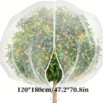 Pe Material Fruit Tree Protective Net Bags With Zipper And Drawstring - Bird, Pest, And Deer Barrier Mesh Cover For Apple Trees And Blueberry Bushes - Insect And Cicada Protection Nets - Image 5