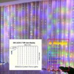 Led Fairy Curtain Lights, Fairy Curtain Lights For Bedroom, Cold White Usb Plug-In 8 Modes Chandelier String Lights With Remote Control, Suitable For Christmas, Bedroom, Indoor, Wedding, Party, Etc. Decoration, Suitable For All Seasons - Image 18